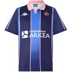 Kappa, Jungen, Velotrikot, Drittes Kinder-Trikot Union Bordeaux-Bègles 2026 (146), Blau, Pink, 146