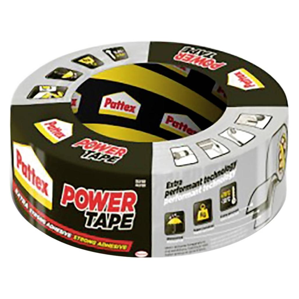Pattex Gewebeklebeband Power Tape Sil (50 mm) (PT5SW)