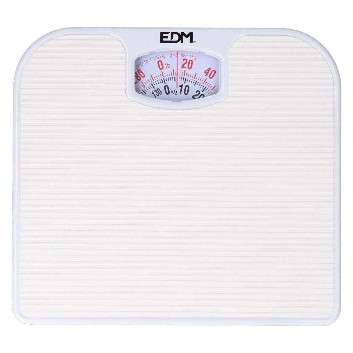EDM Mechanical Bathroom Scales Max 130kg (130 kg) (42440775)
