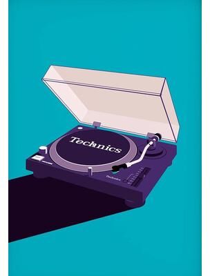 Uplifted Finds Pop Art Retro 80s Cassette Tape Music Canvas Vintage Wall Decoration 50 X 70 Cm Unframed f