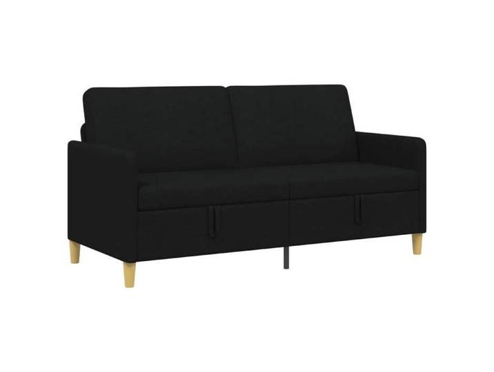 NEUF Sofa de salon/bureau - Sofa - avec rangement - Noir - 172 x 78 x 87 cm - Polyester 223659