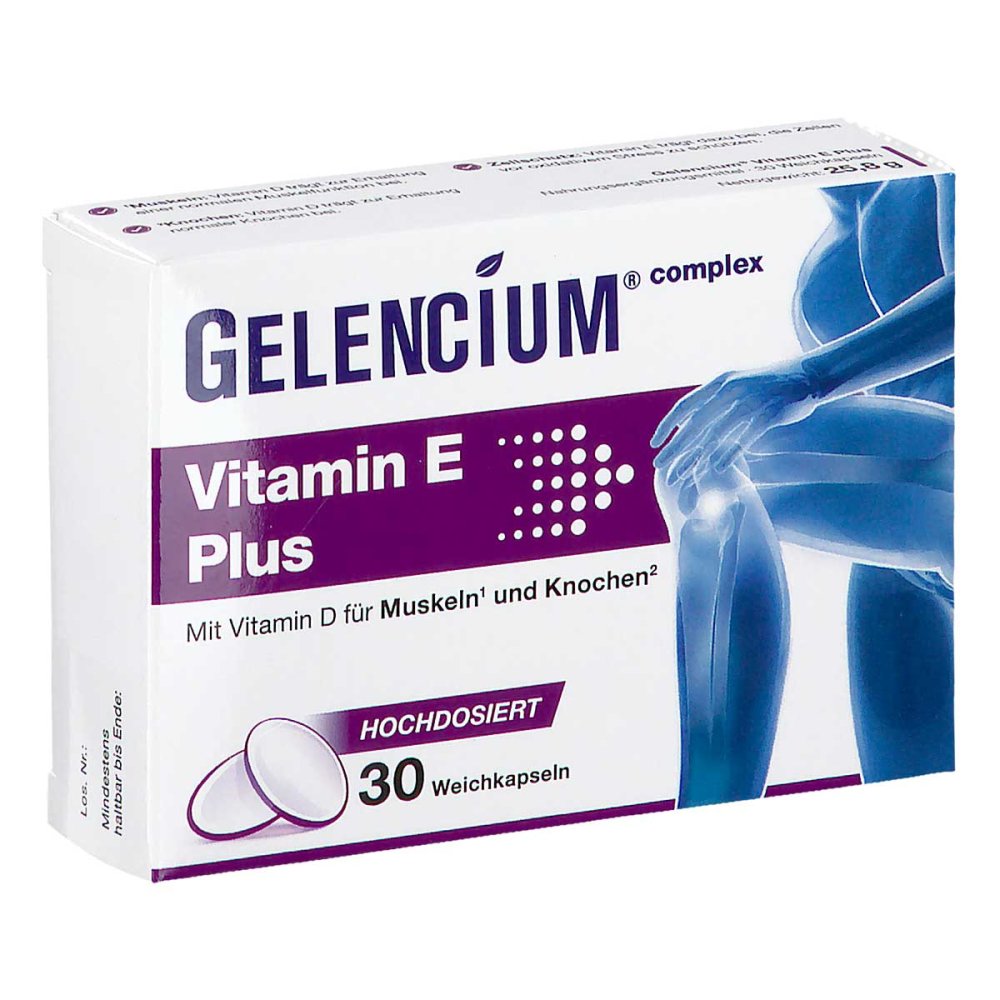Heilpflanzenwohl GmbH Gelencium® Vitamin E Plus hochdos. mit Vitamin D Weichkapseln 19967934