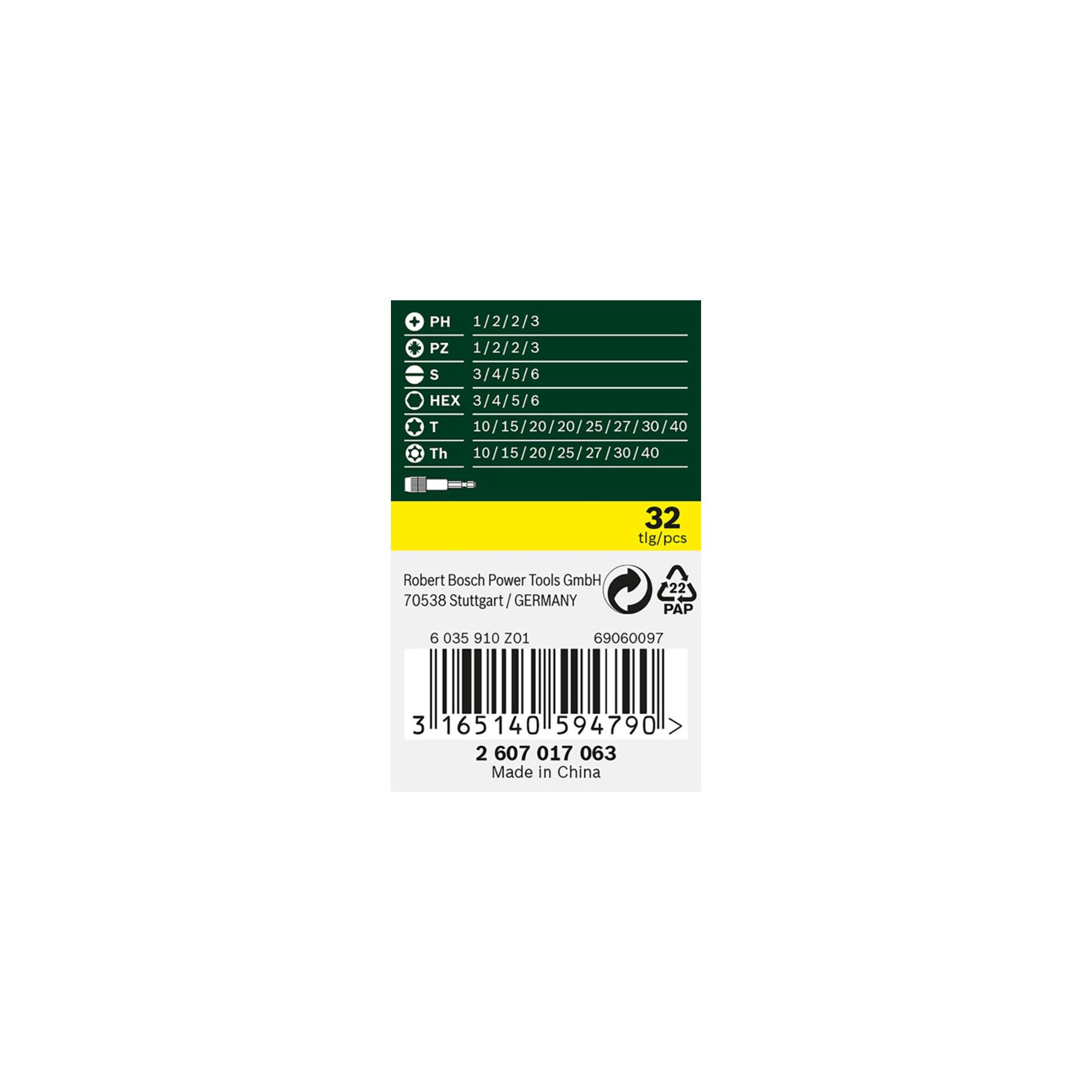BOSCH Power Tools Bit-Set 2607017063)