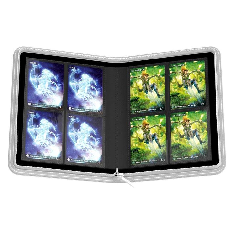 Ultimate Guard UGD010352 - Zipfolio 160 - 8-Pocket Xenoskin Kartenmappe, weiss (UGD010352)