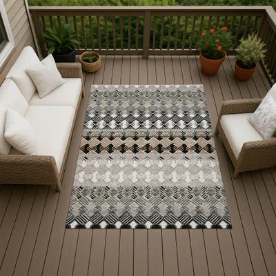 Addison Rugs Machine Washable Indoor/ Outdoor Global Mcrae Chantille Rug
