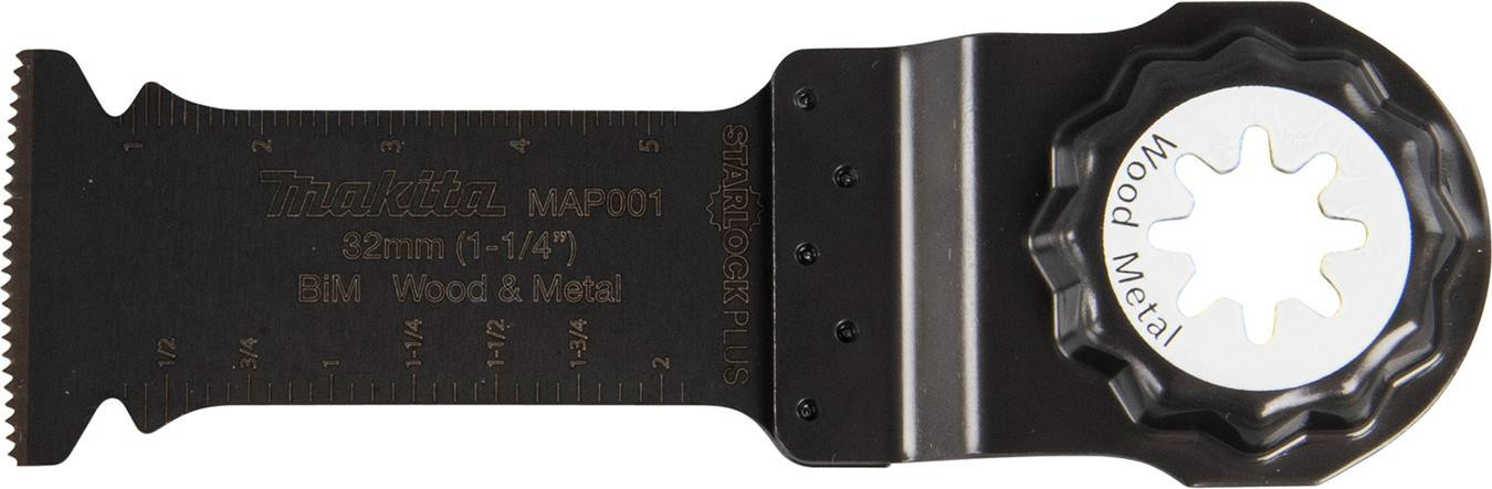 Makita MAP001 Starlock Plus zaagblad voor reciprozaag, 32 x 60 mm