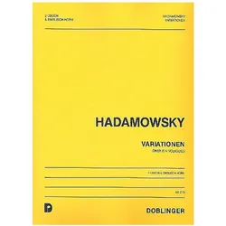 Variationen über ein Volkslied für 2 Oboen und Englischhorn Partitur, Fachbücher von Hans Hadamowsky