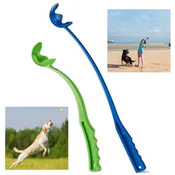 Relaxdays 8 x Ballschleuder für Hunde Blau,Grün