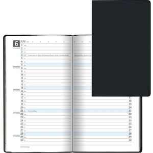 Geiger Taschenkalender Mars, Jahr 2026 / 2027 / 2028, 1 Monat auf 2 Seiten, Kunststoffhülle, A6