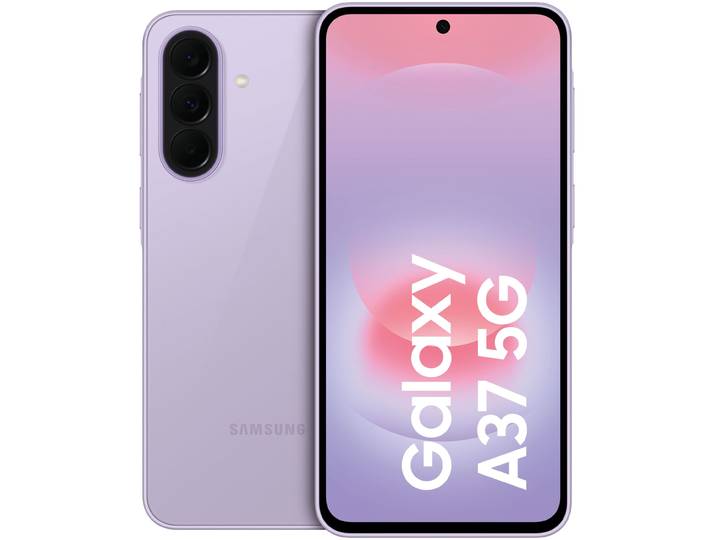 SAMSUNG Smartphone Galaxy A37 5G EE 128GB , Energieeffizienz: A, awesome lavender, 256 GB, Mobiltelefone, Smartphone