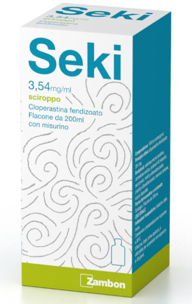 Zambon Seki Tosse Secca 3,54 mg/ml Sciroppo Sedativo 200 ml
