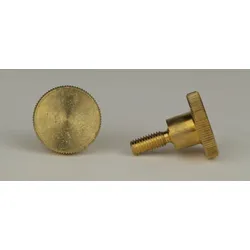 DIN 464 - Messing - M 3x8 - Rändelschrauben hohe Form