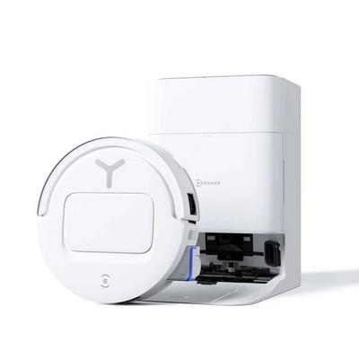 ECOVACS DEX68-13EC Saug-und Wischroboter Weiß App gesteuert, Beutellos, mit Wischfunktion