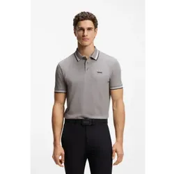 BOSS für Herren. 50469055 Poloshirt Paddy grau (L), Lässig, Baumwolle, Kurzarm