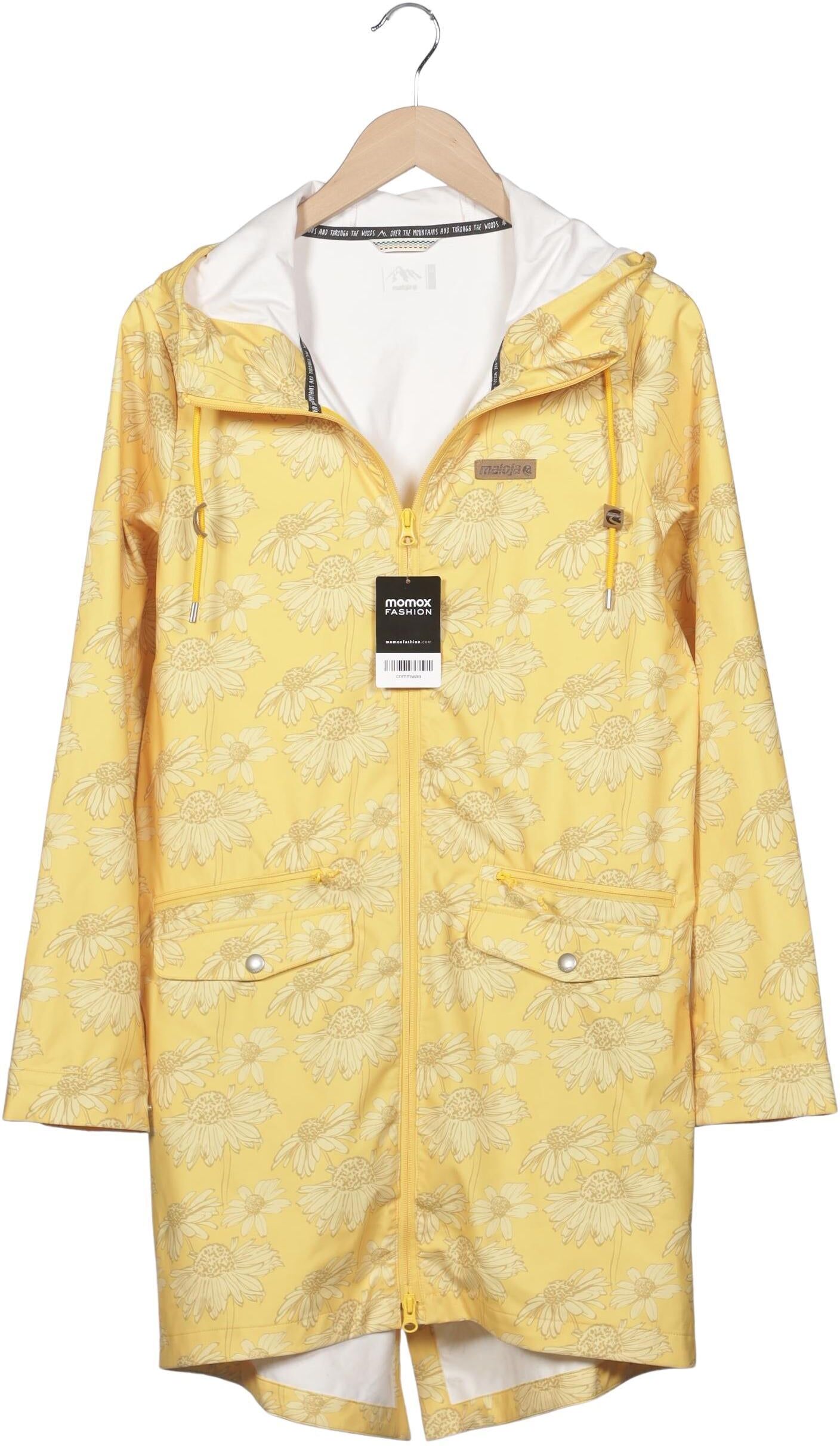Maloja Damen Mantel, Gelb, Gr. M, Synthetik - Second Hand