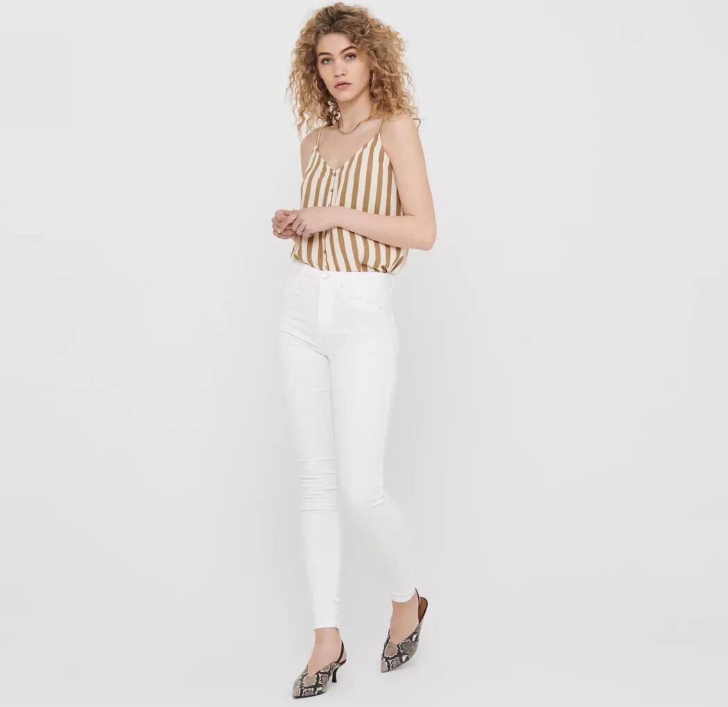 Only - Jeans, High Rise Skinny Fit, für Damen, Weiss, Größe XS