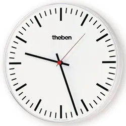 Theben 5009231 KNX Nebenuhr, einseitige Wanduhr, Durchm 40 cm, Strichziffern OSIRIA 240 SR KNX