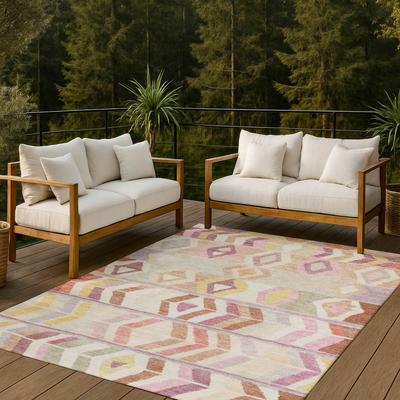 Addison Rugs Machine Washable Indoor/ Outdoor Global Bremen Chantille Rug