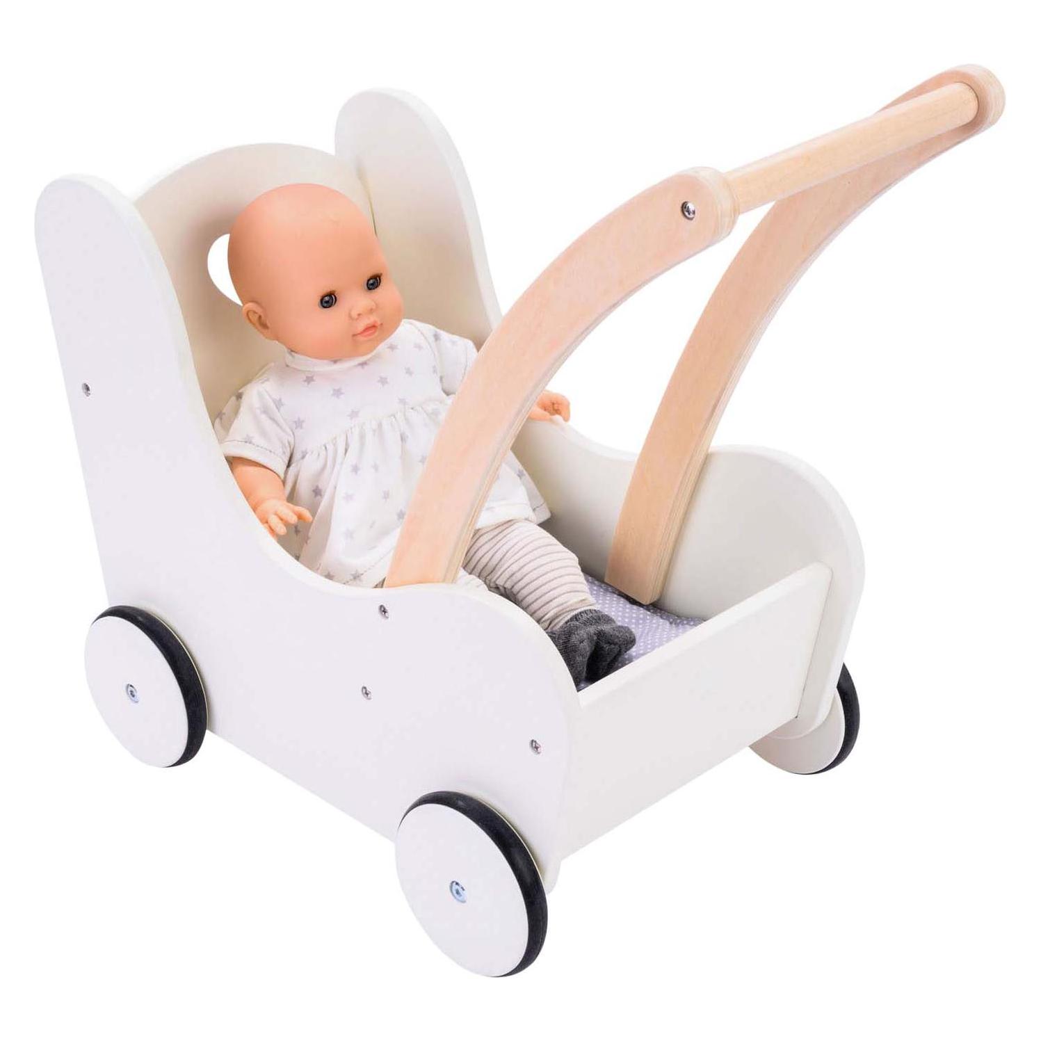 Engelhart Puppen-Laufwagen - Grau/weiss (606014)