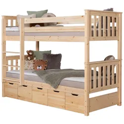 Etagenbett Sammy Naturfarben ca. 90x200cm
