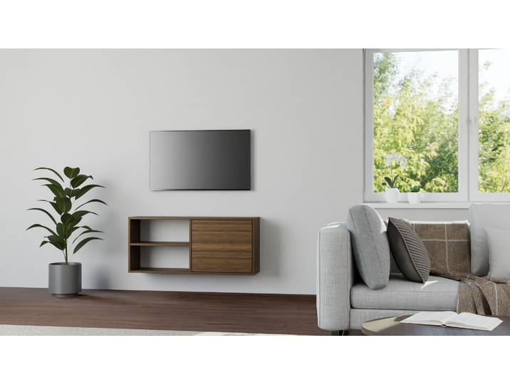 Nussbaum Hängesideboard Nussbaum (amerika­nisch) Natur geölt