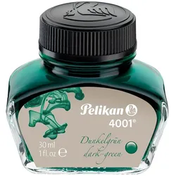 Pelikan, Ersatzpatronen + Tintenfass, Tinte (Dunkelgrün)
