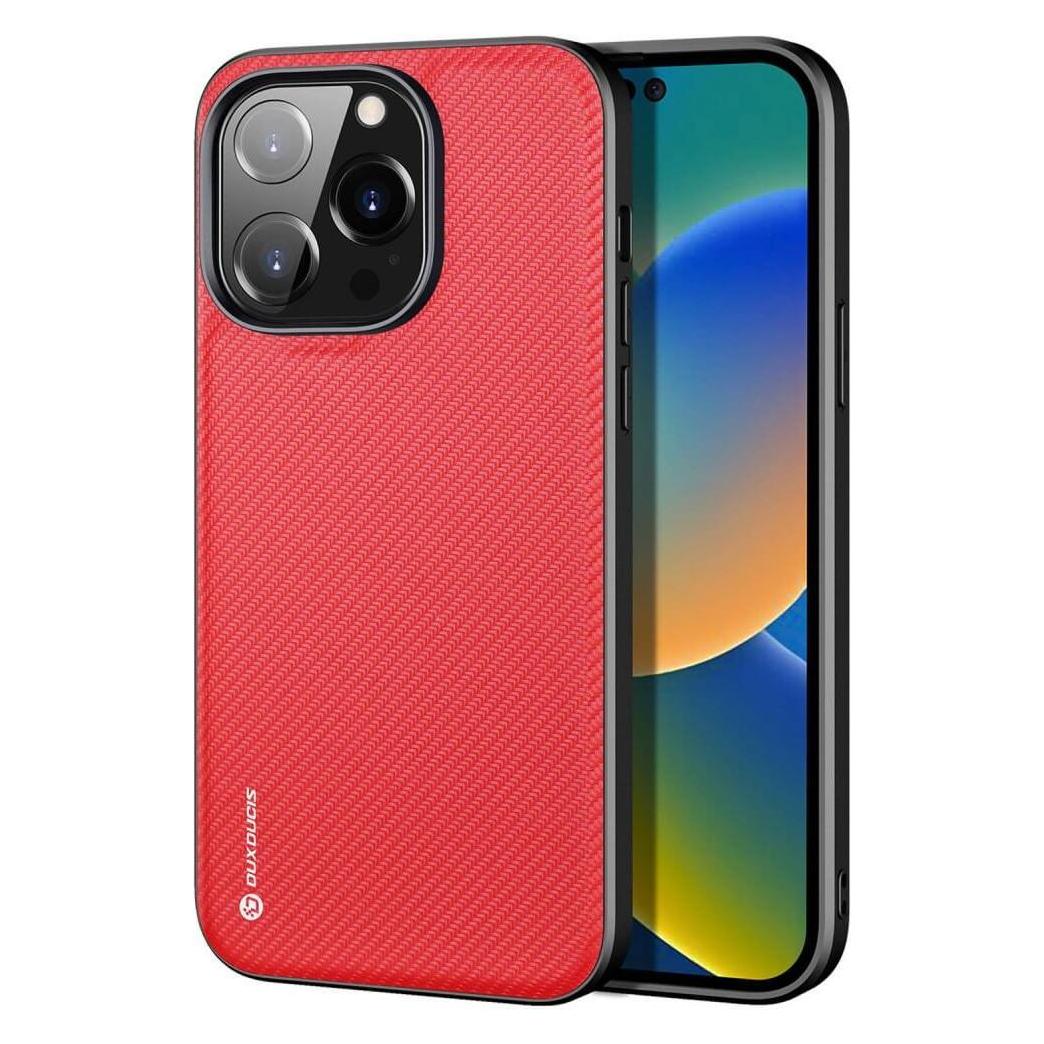 Dux Ducis Fino Series Hardcase Hülle (Apple iPhone 14 Pro) (Dux Ducis Fino Apple iPhone 14 Pro (6.1) Red)