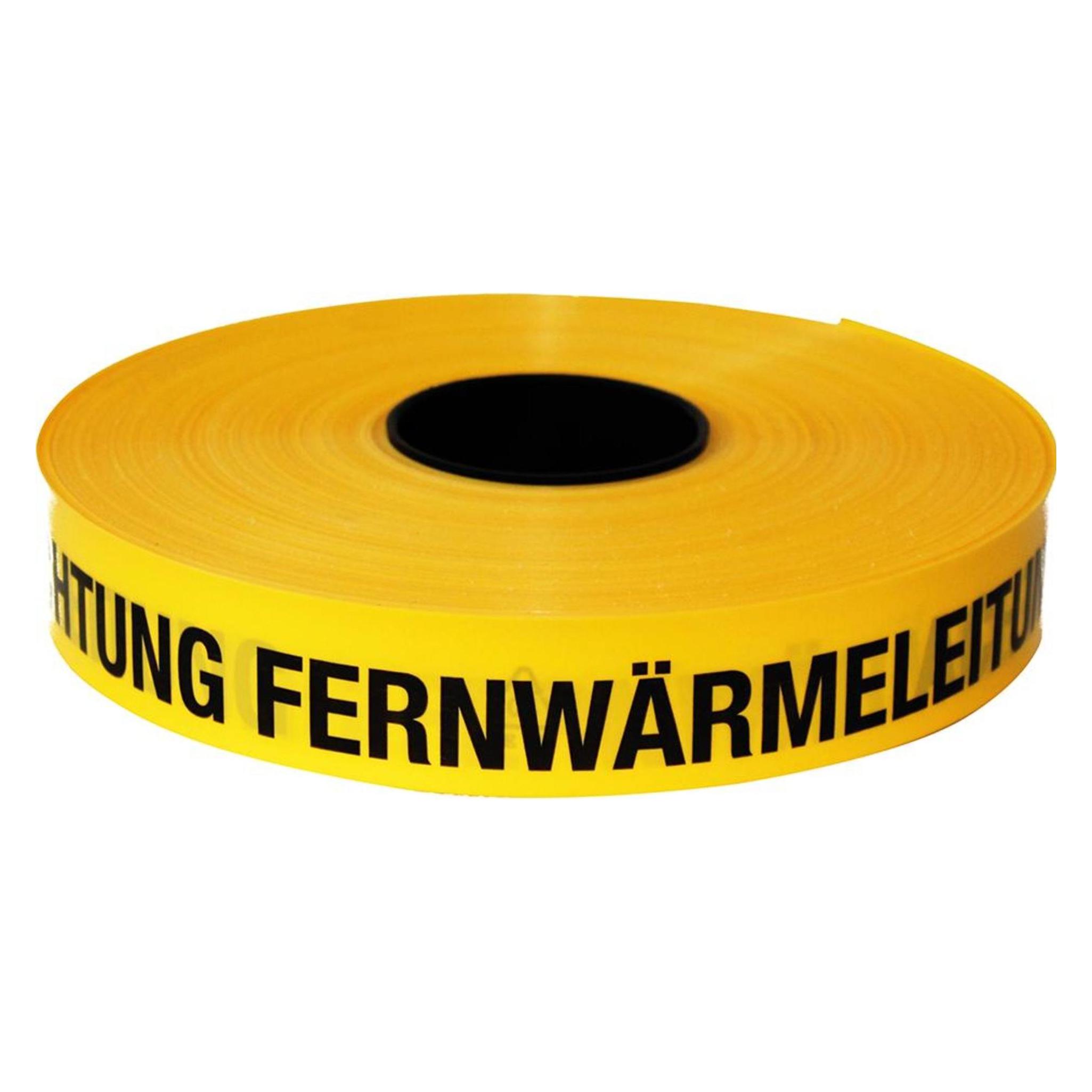 Kelmaplast Trassen-Warnband 250 m Achtung Fernwärmeleitung gelb (4022153310498)