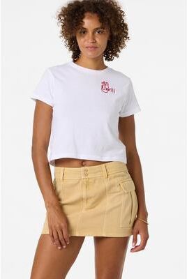 O'Neill s Okeedoke Fitted T-Shirt in White, Size XS