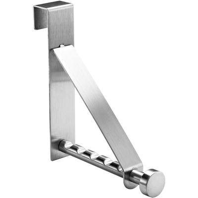 Garderobenhalter HEINE HOME, grau (edelstahl), T:15,5cm, Edelstahl, Metall, Garderobenhalter