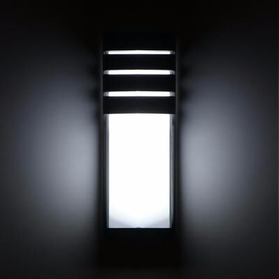 Combo Retail Shop Aluminium LED Wall Lamp, Waterproof Outdoor Garden Porch Light, Sconce Balcony Wall Light, Yard Lighting Decor cold White 6000k