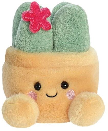 Palm Pals - 5" Seyla Succulent, 5 in/13 cm, Golden Brown and Green, Eco-Friendly Plush Toy for Kids