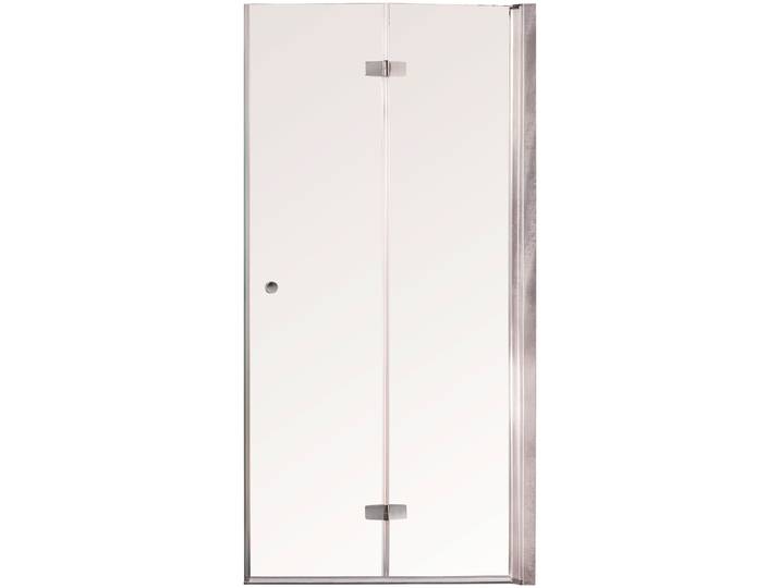 Dusch-Falttür SANOTECHNIK Sanoflex Duet , grau (chromfarben), H:195cm, Duschtüren, Dusch-Falttür