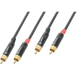 2x PD Connex Audio-Kabel CX94-05 Cinch - Cinch 0.5 m (0.50 m, Cinch Kabel), Audiokabel