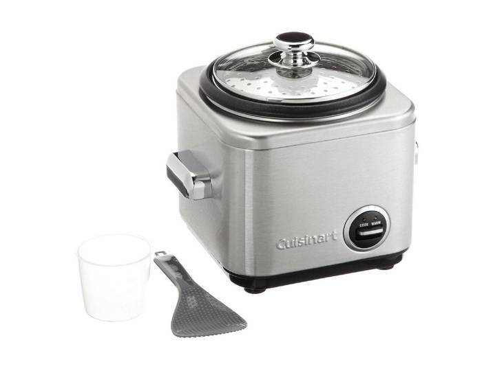 CUISINART Reiskocher CRC400E , silber (silberfarben), B:20cm H:23cm T:22cm, Reiskocher, Reiskocher