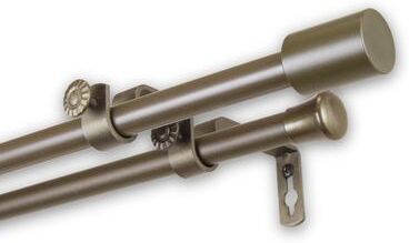 InStyleDesign Angela 5/8-inch Adjustable Double Curtain Rod