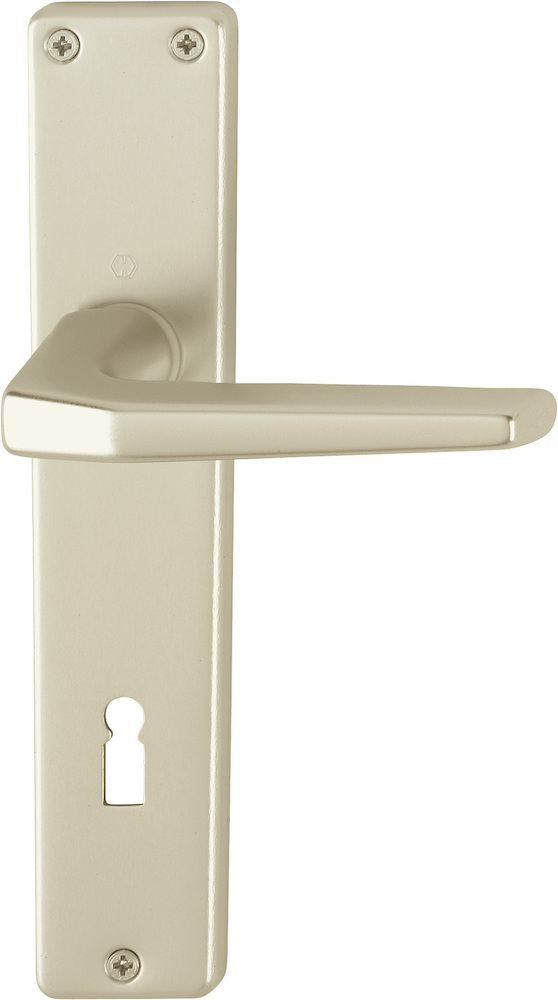 HOPPE Drückerpaar Frankfurt 117L, Aluminium 507603