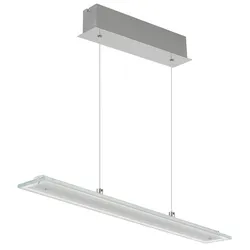 Hängeleuchte NOVAK (LBH 64x9x150 cm) - grau - LBH 64x9x150 cm