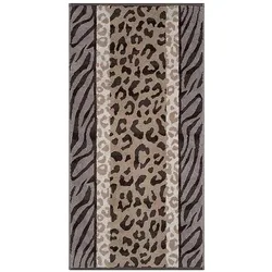 Cawö, Handtücher, Duschtuch NOBLESSE ANIMAL Sand (80 x 150 cm)