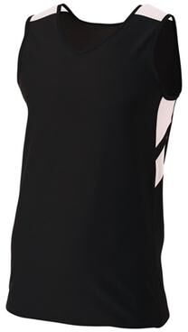 A4 N1178 Fast Break in Black/White size Medium   Mesh