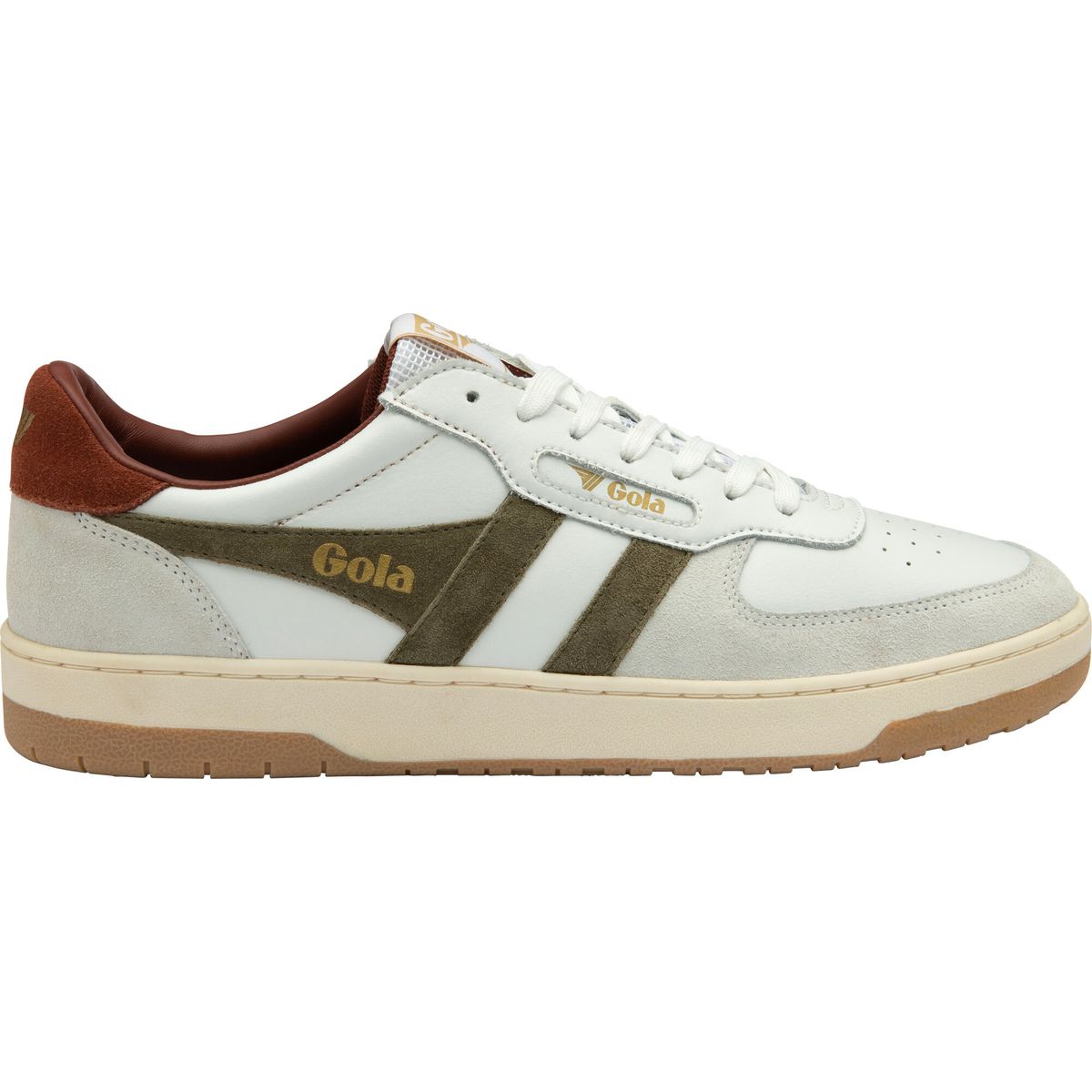 Gola Hawk Sneaker Men white/khaki/rust (AN) 40 CMB336-AN-40-whitekhakirust