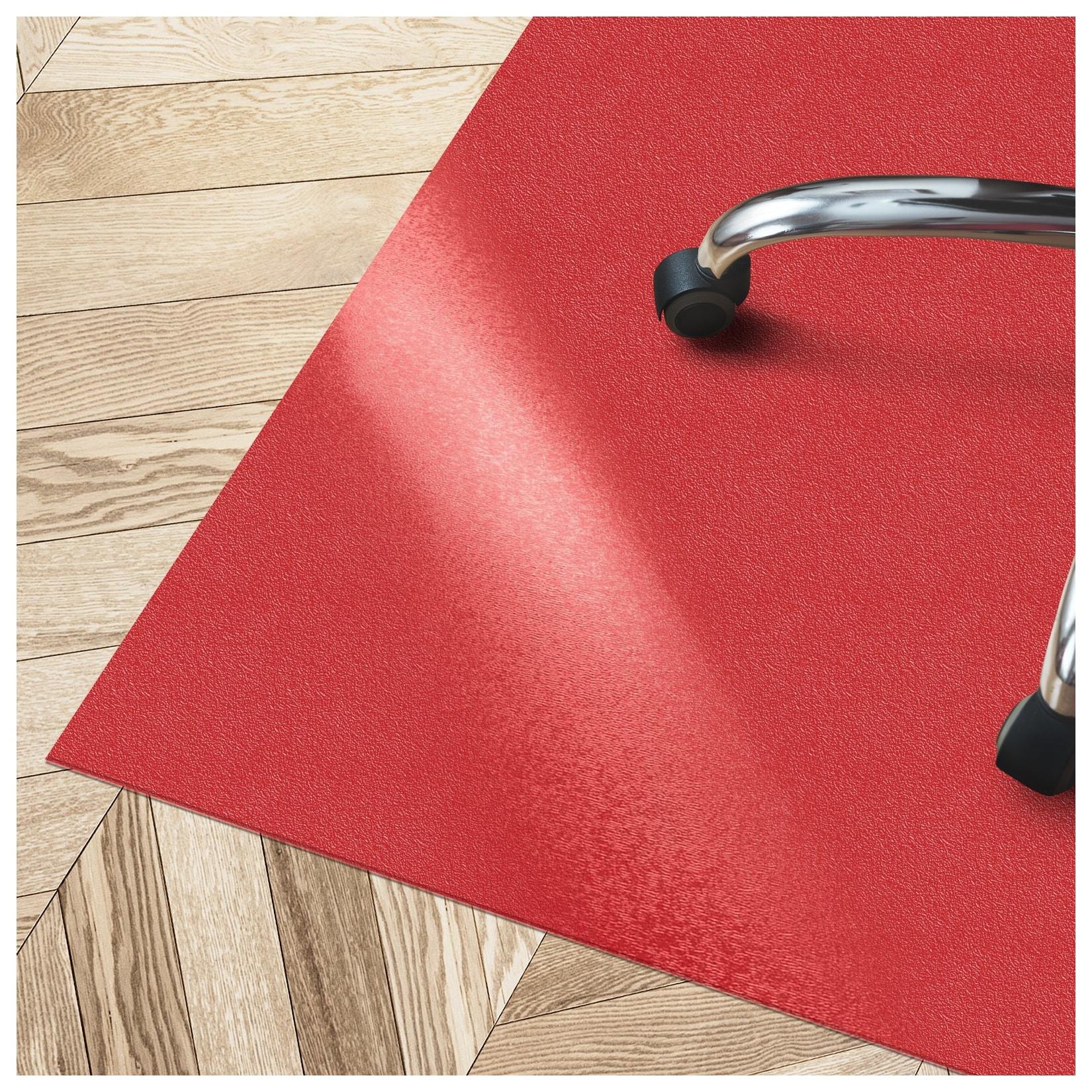 floordirekt Bodenschutzmatte mit abgeschrägter Kante Kleopatra Rot