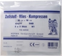 KERMA Verbandstoff GmbH ZELLSTOFF VLIES Kompressen steril 10x10 cm 5X2 St 06347638