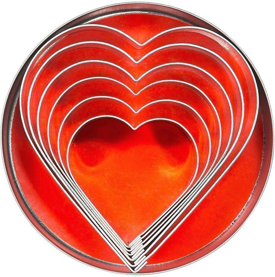 Contacto Tagliabiscotti Cuore 6 Pezzi