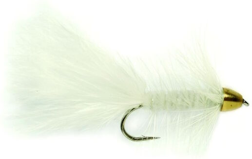 Fulling Mill Woolly Bugger White 10