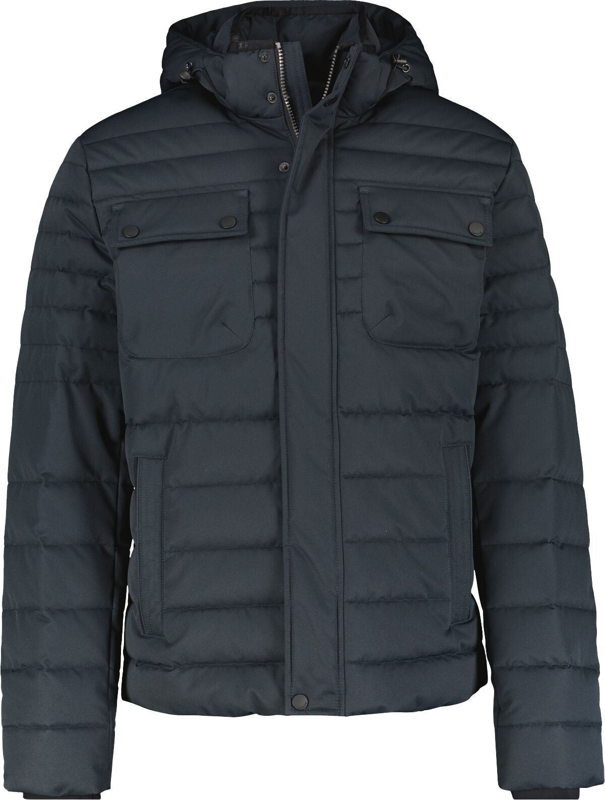 Outdoorjacke LERROS "Fieldjacket, dick gefüttert, gesteppt und atmungsaktiv", Herren, Gr. 5XL, blau (blau night), 100% Polyester, Jacken Outdoorjacke blau night 5XL