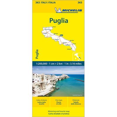 Michelin Apulien, Karte von Michelin, Michelin, 978-2-06-726297-3