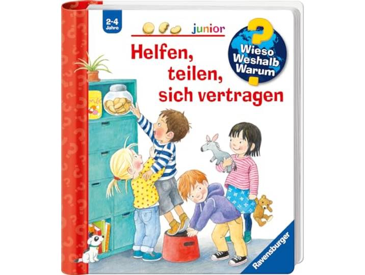 Wieso? Weshalb? Warum? junior, Band 66 - Helfen, teilen, sich vertragen (Sachbuch ab 2 Jahre - mit Klappen) (junior, 66)