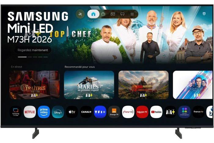 Samsung 55M73H MiniLED Fernseher, 55 Zoll (140 cm), 4K UHD, Smart TV, Gaming Hub, 3x HDMI, WLAN
