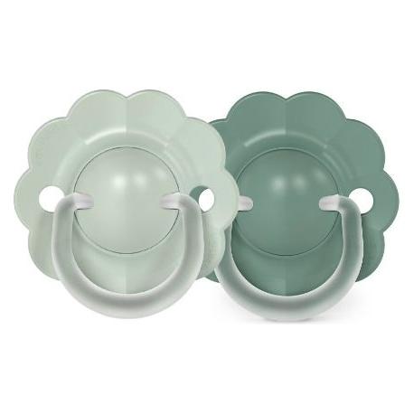Suavinex 2x Schnuller umkehrbar Wunder 6-18M hellgrün+grün (2x, 6 - 18 Monate) (SU309513)